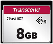 TRANSCEND TRANSCEND TS8GCFX602 CFX602 8GB CFAST 2.0 COMPACT FLASH MLC NAND