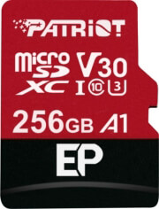 PATRIOT PATRIOT PEF256GEP31MCX EP SERIES 256GB MICRO SDXC V30 A1 CLASS 10 WITH SD ADAPTER