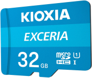 KIOXIA KIOXIA LMEX1L032GG2 EXCERIA 32GB MICRO SDHC UHS-I U1 WITH ADAPTER