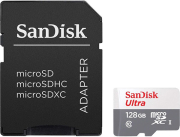 SANDISK SDSQUNR-128G-GN3MA ULTRA 128GB MICRO SDXC UHS-I CLASS 10 + SD ADAPTER
