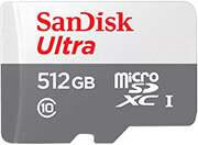 SANDISK SDSQUNR-512G-GN3MN ULTRA 512GB MICRO SDXC UHS-I CLASS 10