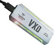 PATRIOT PATRIOT PV860UPRGM VXD M.2 PCIE RGB SSD ENCLOSURE USB 3.2 GEN 2 + TYPE-C