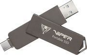PATRIOT VIPER PVP30 512GB PORTABLE SSD USB 3.2 GEN2 TYPE-A &amp; TYPE-C PVP30512G28UDG
