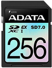 ADATA ADATA ASD256GEX3L1-C PREMIER EXTREME 256GB SDXC PCIE GEN3 X1 SD 7.0 U3 V30