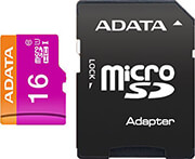 ADATA AUSDH16GUICL10-RA1 PREMIER 16GB MICRO SDHC UHS-I CLASS 10 WITH ADAPTER