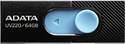 ADATA ADATA AUV220-64G-RBKBL UV220 64GB USB 2.0 FLASH DRIVE BLACK/BLUE