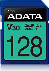 ADATA ADATA ASDX128GUI3V30S-R PREMIER PRO SDXC 128GB UHS-I U3 V30S CLASS 10 RETAIL