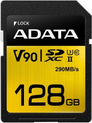 ADATA ADATA PREMIER ONE SDXC 128GB UHS-II U3 CLASS 10 COLOR BOX