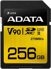 ADATA ADATA PREMIER ONE SDXC 256GB UHS-II U3 CLASS 10 COLOR BOX