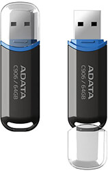 ADATA ADATA AC906-64G-RBK CLASSIC C906 64GB USB2.0 FLASH DRIVE BLACK