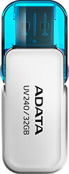 ADATA ADATA AUV240-32G-RWH 32GB USB 2.0 FLASH DRIVE WHITE