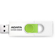 ADATA ADATA AUV320-256G-RWHGN UV320 256GB USB 3.2 FLASH DRIVE WHITE/GREEN