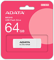 ADATA ADATA UC310-64G-RWH UC310 64GB USB 3.2 FLASH DRIVE WHITE