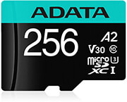 ADATA ADATA AUSDX256GUI3V30SA2-RA1 PREMIER PRO 256GB MICRO SDXC U3 V30 A2 WITH ADAPTER