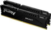 RAM KINGSTON FURY BEAST BLACK 128GB (2X64GB) DDR5 5600MT/S CL40 INTEL/AMD DUAL KIT KF556C40BBK2-128