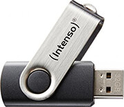 INTENSO 3503490 BASIC LINE 64GB USB 2.0 DRIVE BLACK/SILVER