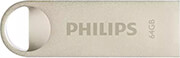 PHILIPS MOON 64GB USB 2.0 FLASH DRIVE VINTAGE SILVER FM64FD160B/00