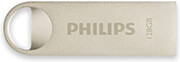 PHILIPS MOON 128GB USB 2.0 FLASH DRIVE VINTAGE SILVER FM12FD160B/00