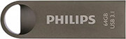PHILIPS MOON 64GB USB 3.1 FLASH DRIVE SPACE GREY FM64FD165B/00