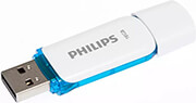PHILIPS SNOW EDITION 16GB USB 2.0 FLASH DRIVE OCEAN BLUE FM16FD70B/00