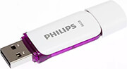 PHILIPS SNOW EDITION 64GB USB 2.0 FLASH DRIVE MAGIC PURPLE 2-PACK FM64FD70D/00
