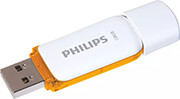PHILIPS SNOW EDITION 128GB USB 2.0 FLASH DRIVE SUNRISE ORANGE FM12FD70B/00