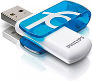 PHILIPS VIVID EDITION 16GB USB 2.0 FLASH DRIVE OCEAN BLUE FM16FD05B/00