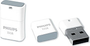 PHILIPS PICO EDITION 32GB USB 2.0 FLASH DRIVE SHADOW GREY FM32FD85B/00