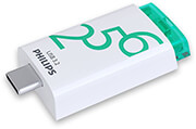 PHILIPS PHILIPS CLICK SERIES 256GB USB 3.2 TYPE-C FLASH DRIVE OTG SPRING GREEN FM25FD175B/00