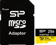 SILICON POWER SILICON POWER INSPIRE 256GB MICRO SDXC U3 V30 A1 3D TLC NAND + SD ADAPTER SP256GBSTXLA2V1NSP