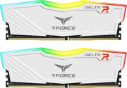 TEAMGROUP RAM TEAMGROUP T-FORCE DELTA RGB 16GB (2X8GB) DDR4 3200MHZ CL18 DUAL KIT WHITE TF4D416G3200HC16FDC01