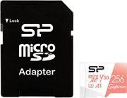 SILICON POWER SUPERIOR 256GB MICRO SDXC U3 V30 A1+ SD ADAPTER SP256GBSTXDV3V20SP