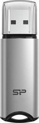 SILICON POWER MARVEL M02 32GB USB 3.2 FLASH DRIVE SILVER SP032GBUF3M02V1S