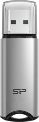 SILICON POWER MARVEL M02 64GB USB 3.2 FLASH DRIVE SILVER SP064GBUF3M02V1S