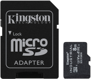 KINGSTON KINGSTON SDCIT2/8GB 8GB INDUSTRIAL MICRO SDHC UHS-I CLASS 10 U3 V30 A1 WITH SD ADAPTER