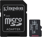 KINGSTON KINGSTON SDCIT2/64GB 64GB INDUSTRIAL MICRO SDXC UHS-I CLASS 10 U3 V30 A1 WITH SD ADAPTER