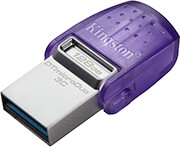 KINGSTON KINGSTON DTDUO3CG3/128GB DATATRAVELER MICRODUO 3C GEN 3 128GB USB 3.2 TYPE-C/TYPE-A FLASH DRIVE