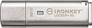 KINGSTON KINGSTON IKLP50/32GB IRONKEY LOCKER+ 50 32GB USB 3.2 ENCRYPTED FLASH DRIVE