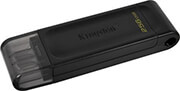 KINGSTON KINGSTON DT70/256GB DATATRAVELER 70 256GB USB 3.2 TYPE-C FLASH DRIVE