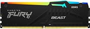 KINGSTON RAM KINGSTON FURY BEAST BLACK RGB 16GB DDR5 6000MT/S CL30 XMP KF560C30BBA-16