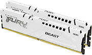 RAM KINGSTON FURY BEAST WHITE 32GB (2X16GB) DDR5 6000MT/S CL30 AMD EXPO DUAL KIT KF560C30BWEK2-32