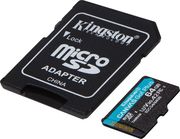 KINGSTON SDCG4/64GB CANVAS GO PLUS GEN4 64GB MICRO SDXC 200MB/S READ A2 U3 V30 + ADAPTER φωτογραφία