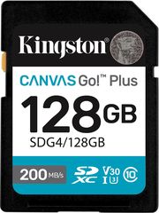 KINGSTON SDG4/128GB CANVAS GO PLUS GEN4 128GB SDXC U30 V30 A2