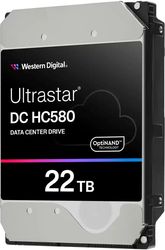 HDD WESTERN DIGITAL ULTRASTAR DC HC580 22TB 7200RPM 512CACHE DATA CENTER 3.5'' SATA 3 6GB/S 0F62785