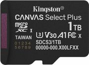 KINGSTON KINGSTON SDCS3/1TBSP CANVAS SELECT PLUS GEN3 1TB MICRO SDXC 150MB/S A1