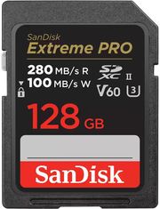 SANDISK SANDISK SDSDXEP-128G-GN4IN EXTREME PRO 128GB SDXC 280MB/S UHS-II V60 U3 CLASS 10