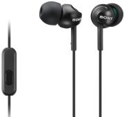 SONY SONY MDR-EX110AP IN-EAR HEADPHONES BLACK