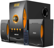 AKAI SS032A-3515 MULTIMEDIA 2.1 SPEAKERS 38W WITH BLUETOOTH USB SD AND RADIO