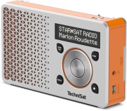 TECHNISAT TECHNISAT DIGITRADIO 1 PORTABLE DAB+ / FM RADIO WITH BUILT-IN RECHARGEABLE BATTERY SILVER/ORANGE