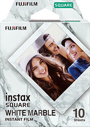 1 FUJIFILM INSTAX SQUARE FILM WHITE MARBLE